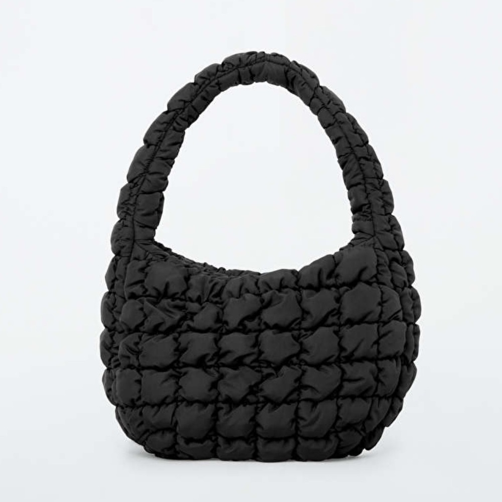 COS Quilted Mini Bag in Black